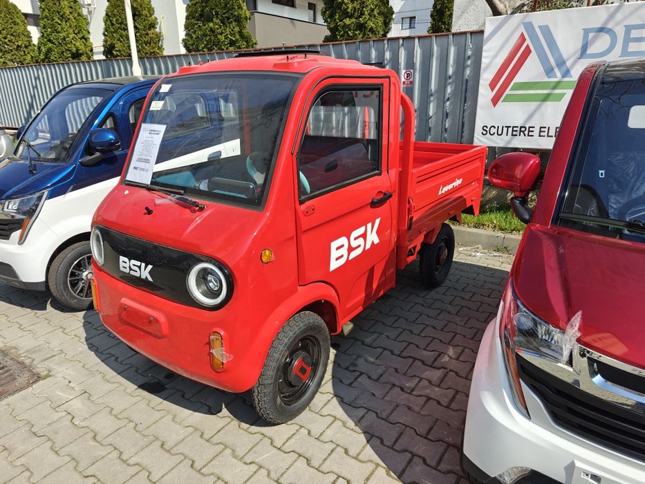 Nou ! 2026, Fara Permis ! Camioneta electrica, motor 1500w, model BSK Lavorino, acumulator 58AH, viteza maxima 25km/h