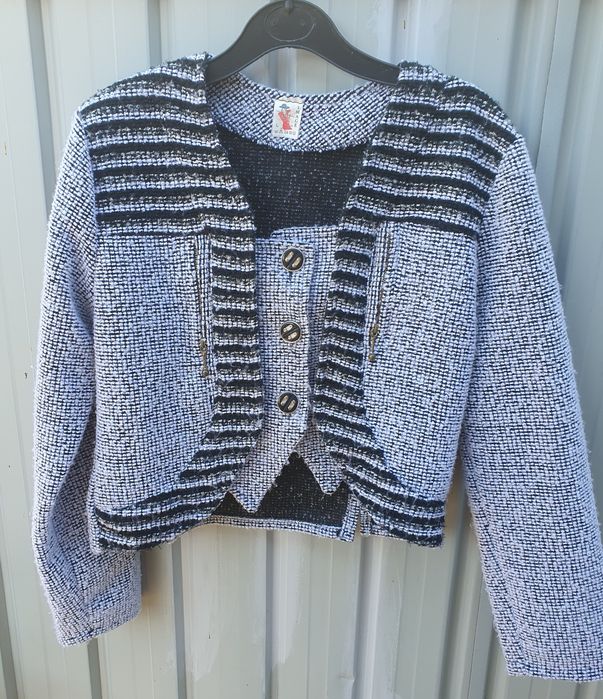 Cardigan lana scurt / L