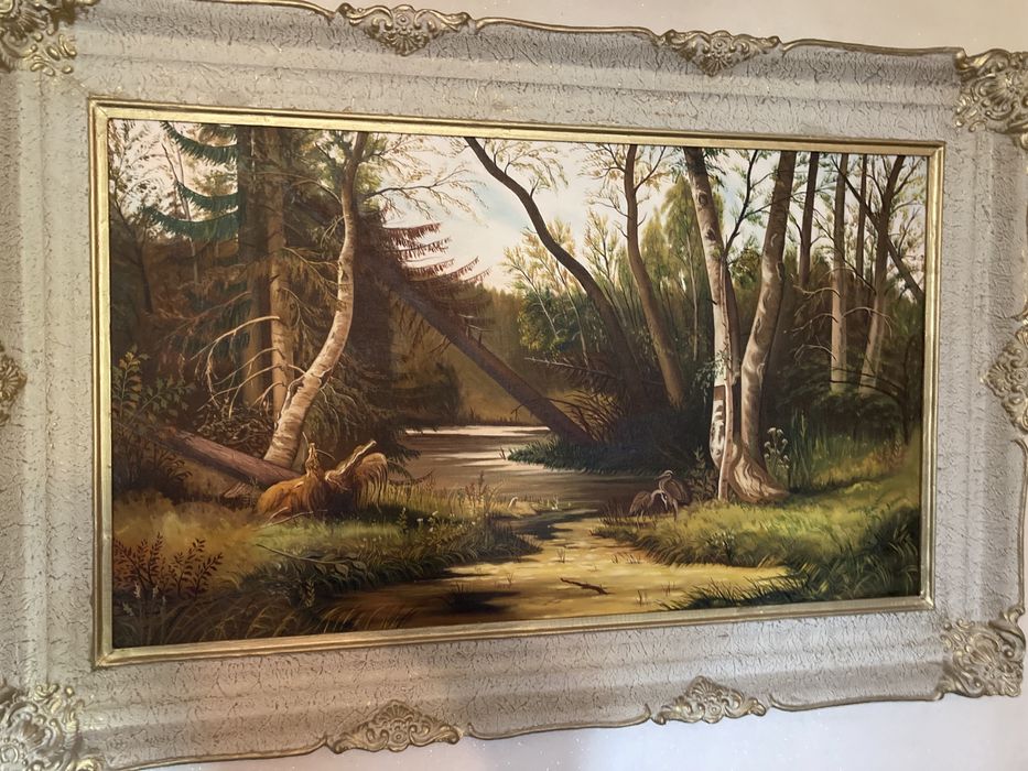 Tablou in ulei din ani 80