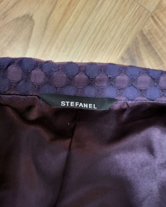 Stefanel, sacou office din bumbac 50%, captusit, Masura 40