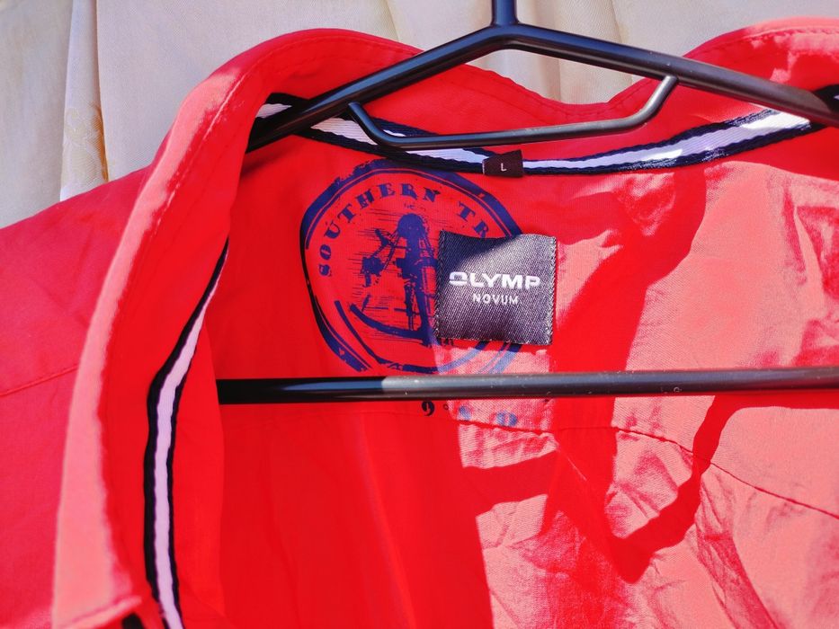 Cămașă bărbați Olymp Southern Trail Mărime L – Roșu