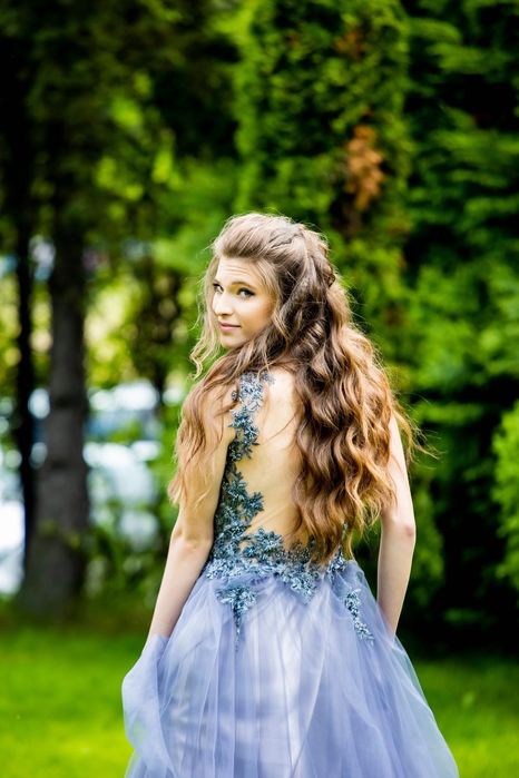 Бална рокля (сива)