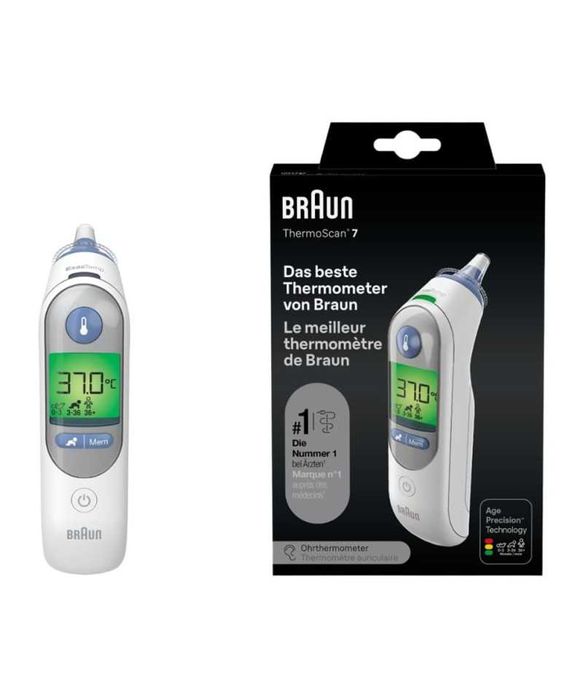 Termometru auricular Braun Age Precision ThermoScan 7 IRT6520