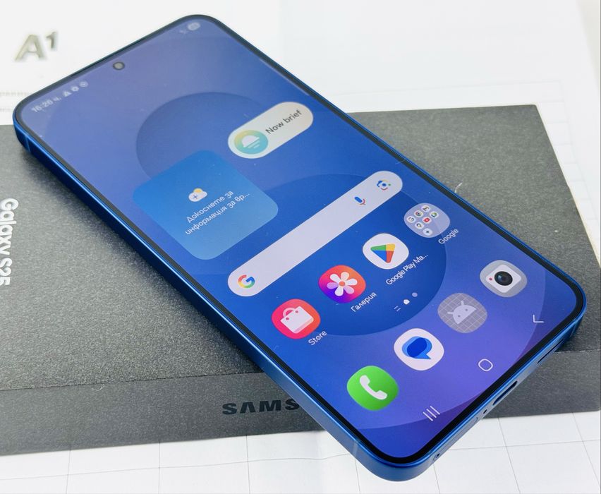 НОВ! Samsung Galaxy S25 5G 128GB 12RAM Navy 2г. Гаранция!