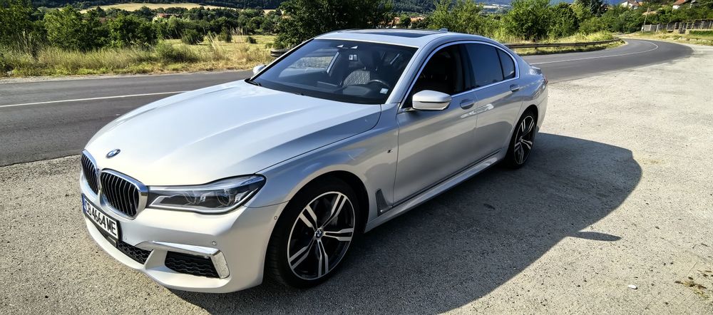BMW 750i xdrive сив металик