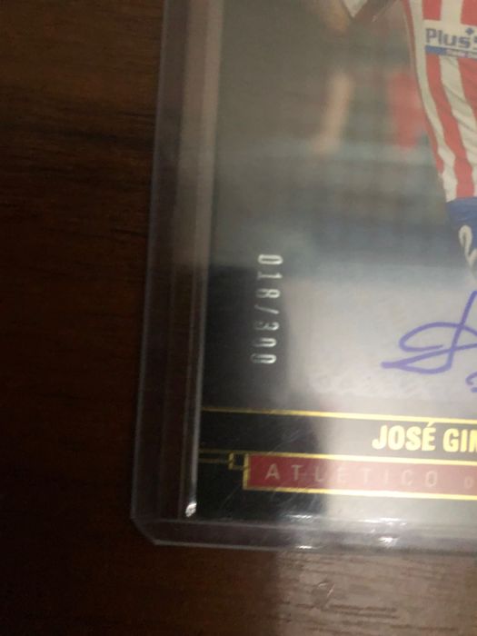 Автограф panini giminez Atletico