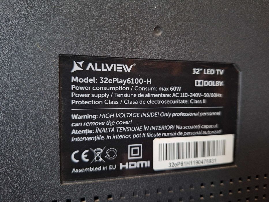 TV Allview 32ePlay6100-H smart - pentru CM Fotbal 2026