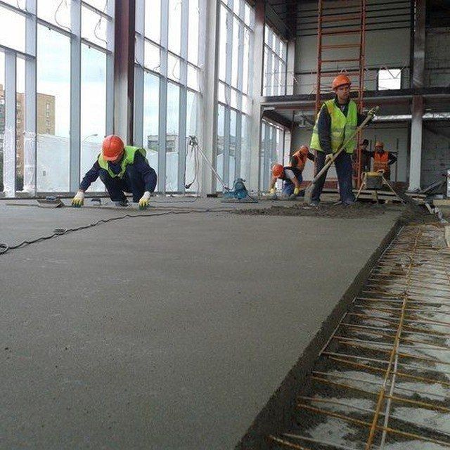 Пол сухой стяжка