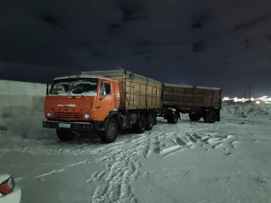 Камаз 55102 с прицепом
