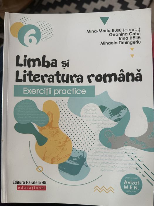 Manuale de matematica si romana pentru clasa 6a