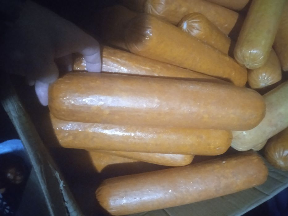 Колбаса для собак 160 кг в наличии