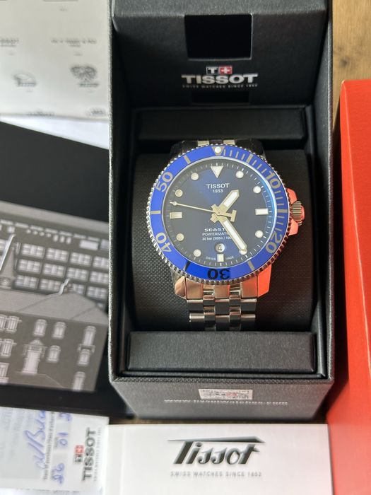 Vand ceas Tissot Seastar 1000, diver 300M, 43mm, NOU!