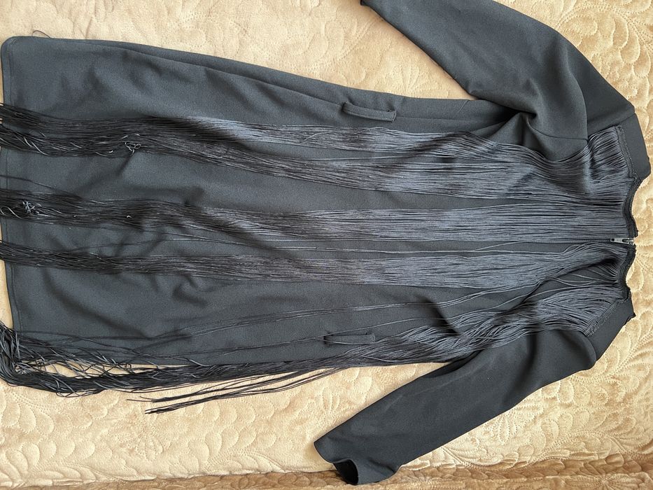 Rochie neagra cu franjuri, bby,marimea 36