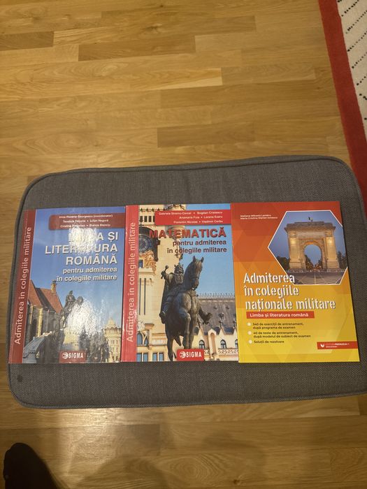 Carti / culegeri pentru admiterea in colegiile militare
