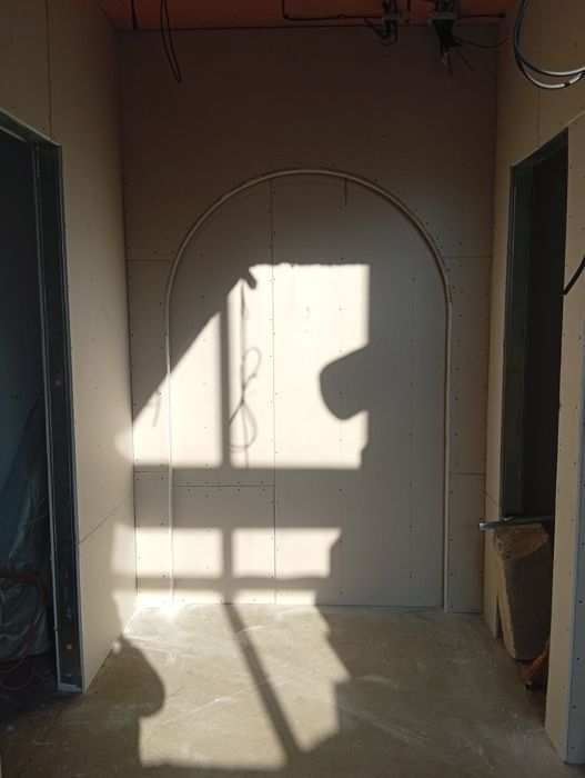 Гипсокартонщик. гипсокартонные работы. Установка бамбуковых панелей