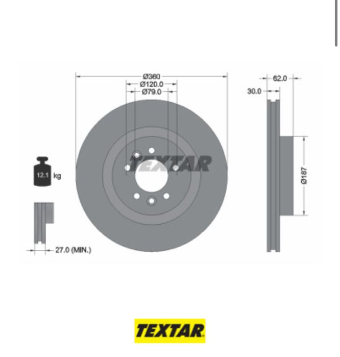 Discuri range rover fata