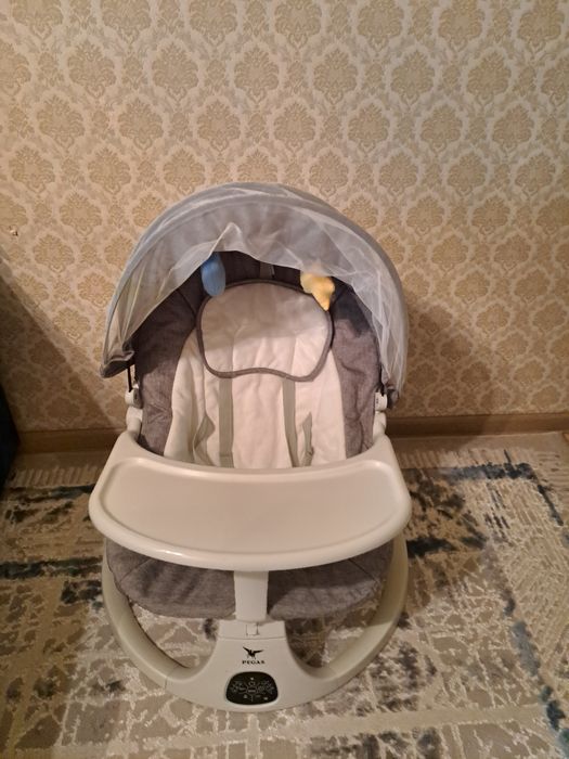 Шезлонг PEGAS  серый