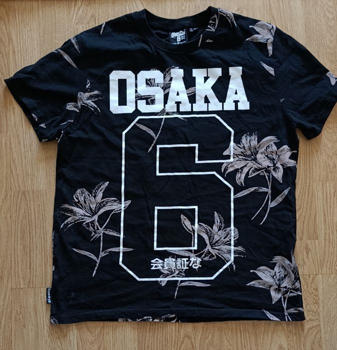 Мъжка фланелка с къс ръкав Superdry.