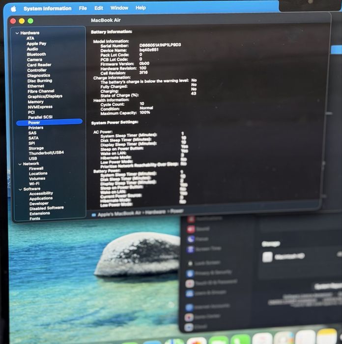 ГАРАНЦИОНЕН!!! Apple MACBOOK AIR 15” M5, 16GB RAM, 512GB SSD, Midnight + Apple Magic mouse + Чанта