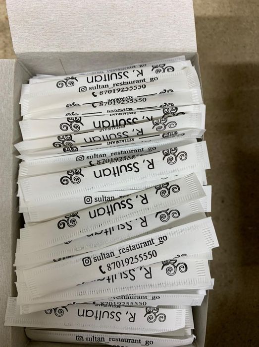 Зубочистки с логотипам