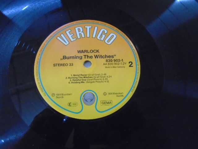 винил  пластинка  Warlock (2) – Burning The Witches