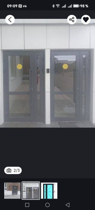 Двери алюминиевые окно пластик