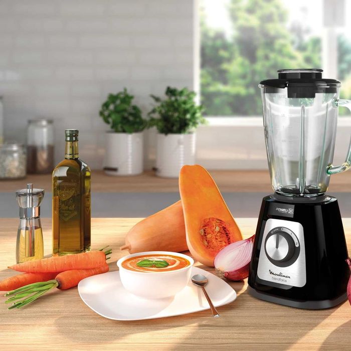 Блендер Moulinex BlendForce Glass 800W, стъклена кана, 1.75L