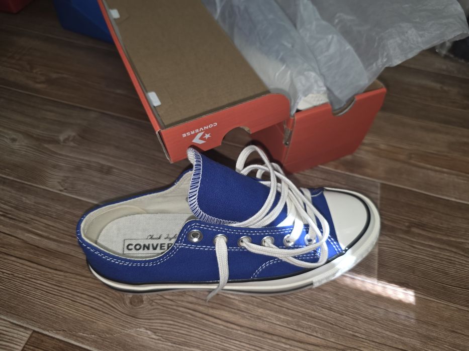 Кеды Converse синего цвета