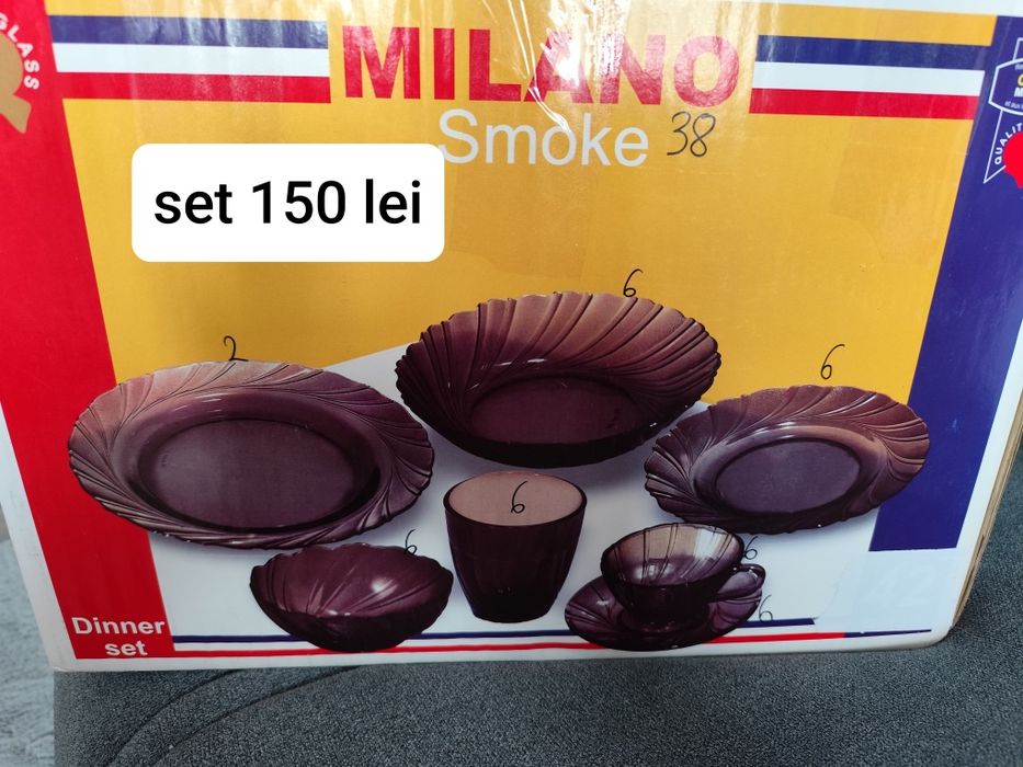 set vase smoke Milano 38