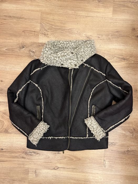 Кожено яке с вълна