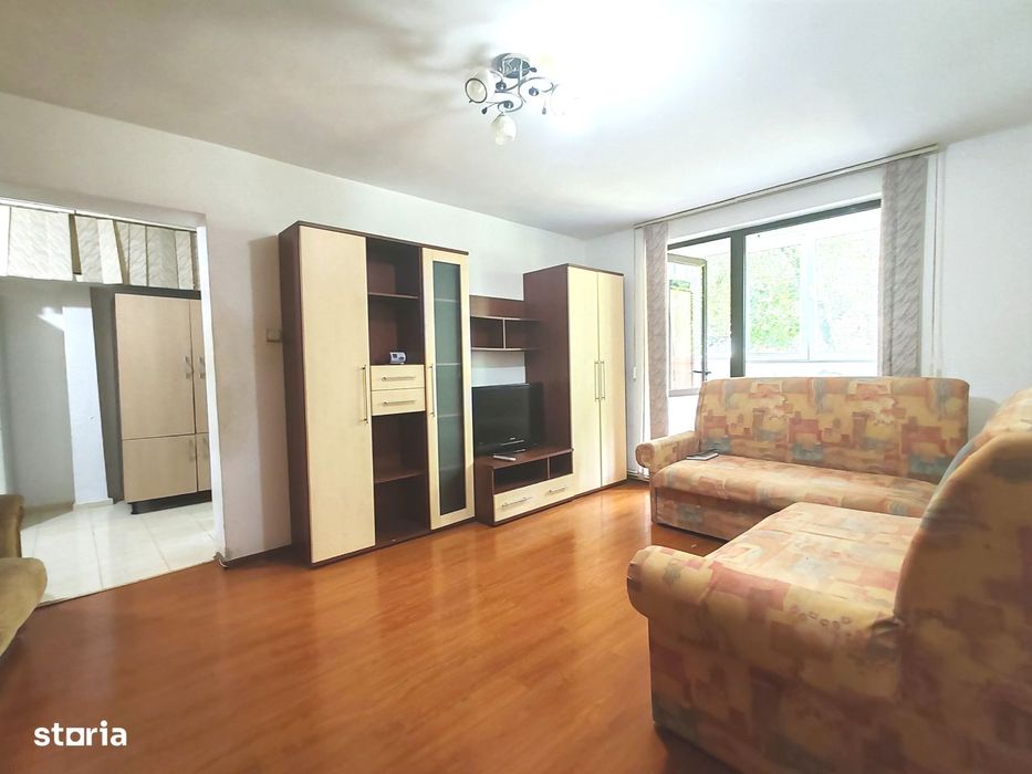 Apartament 2 camere Trivale, confort 1, parter, centrala, mobilat