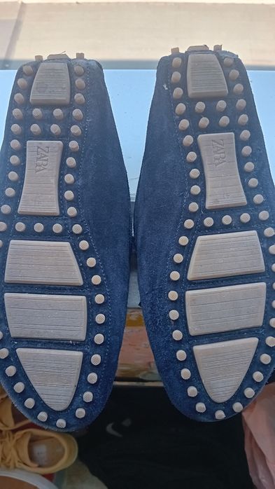 Велурени мокасини Зара