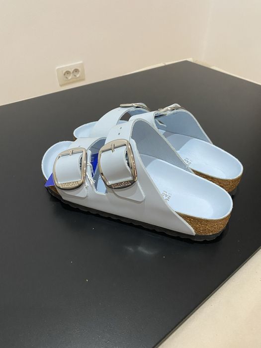 Slapi Brikenstock Piele uleiată si lucioasa 37,39,40 si 41