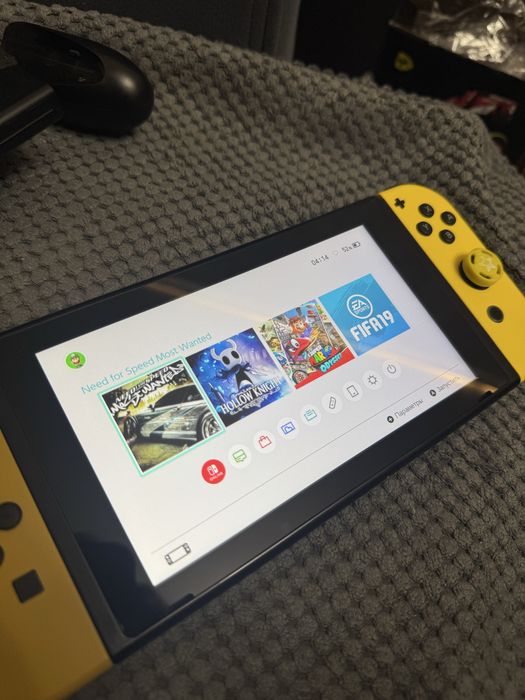 Nintendo Switch прошитая Let’s Go Pikachu + игры + Доп. корпус + чип