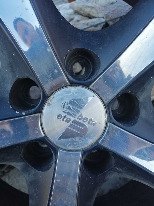 Jante Aluminiu pe 18, 5x100mm, Cauciucuri vara 215 35 R18, 750 Ron