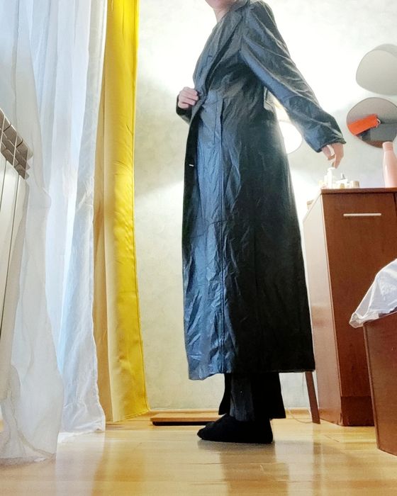 Кожено яке дълго