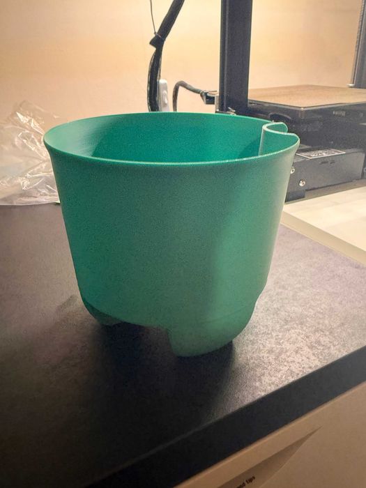 Ghiveci inteligent 3D cu drenaj + rezervor apă | Ideal pentru plante, flori și ierburi