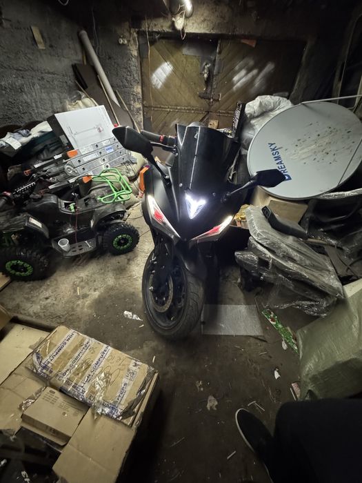 Yamaha r3 электробайк