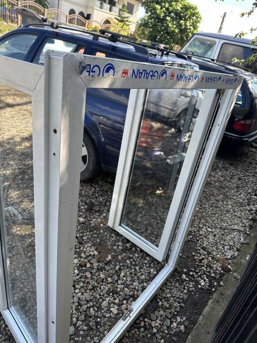 Fereastra geam termopan 1200x1500mm dubla deschidere + oscilobatare