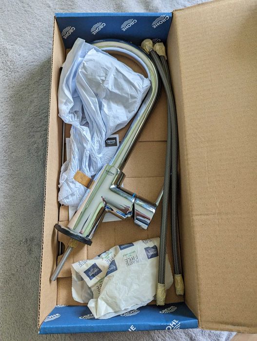 Grohe BauEdge смесител за баня 23760000 | Пълен комплект | Гаранция