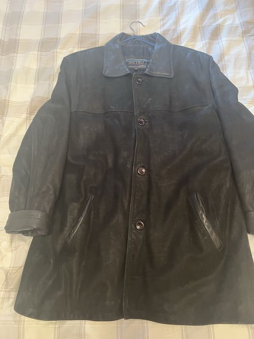 Коженая куртка мужская