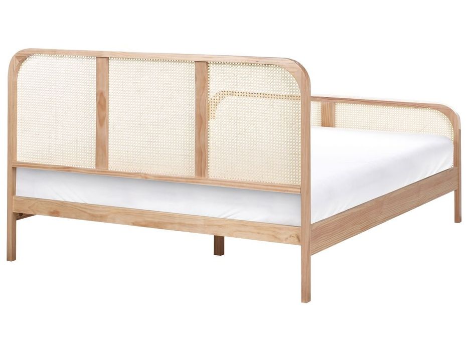 NOU Pat dormitor GONFARON 160/200cm, ratan