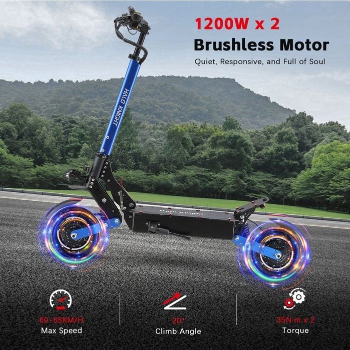 Trotineta Electrica HALO KNIGHT T108 AGILA 2000w Gen Dualtron Zero 10x