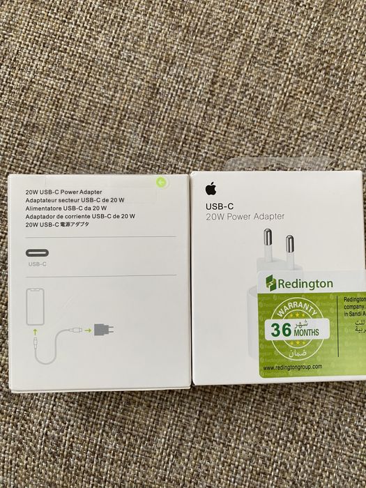 Адаптер быстрая зарядка от iPhone айфон type-C lightning