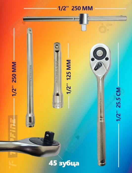 Kalitlar to‘plami – 24 dona, Набор ключей 24 предмета