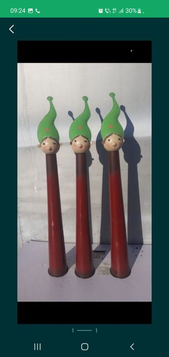 Pitici de gradina metalici inaltime 1 metru 3 bucati 100 lei