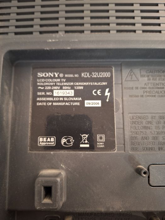 Телевизор SONY Bravia 32