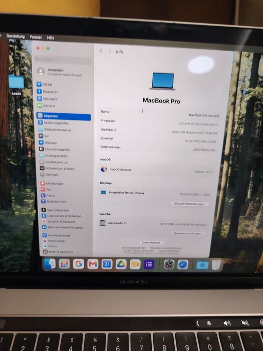 Apple MacBook Pro 15" (2019) | Intel Core i7 | 16GB RAM | 500GB SSD | Radeon Pro 555X