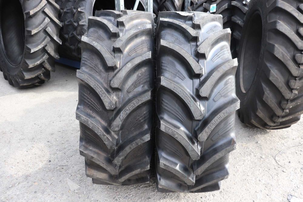 Anvelope noi 380/70R24 marca OZKA cauciucuri radiale pentru TRACTOR