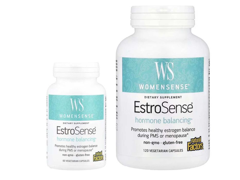 Natural Factors WomenSense EstroSense 60 и 120 вегетарианских капсул